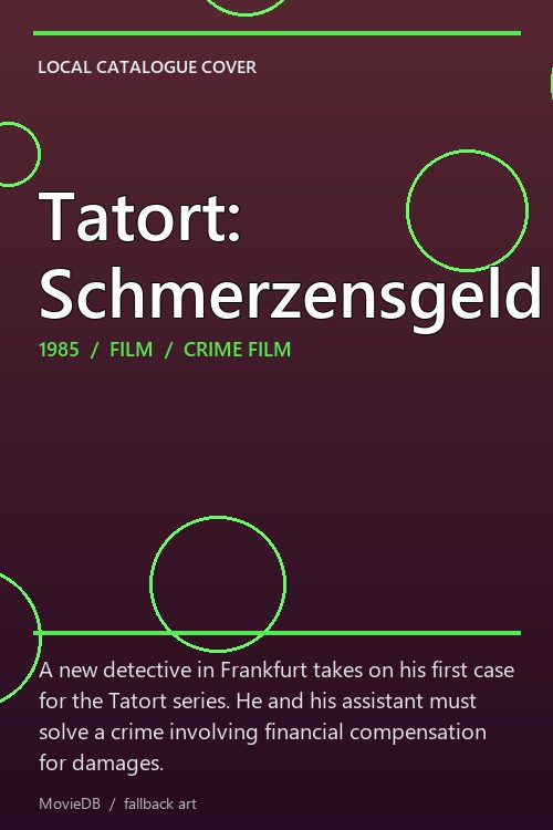 Tatort: Schmerzensgeld poster