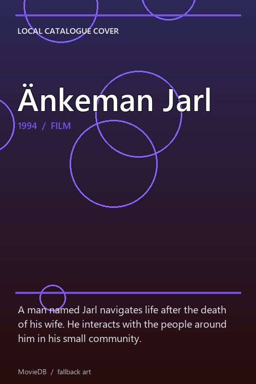 Änkeman Jarl poster