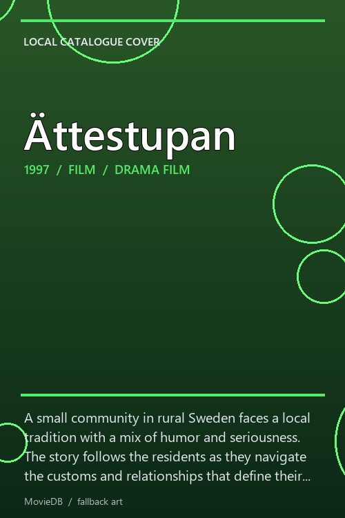 Ättestupan poster
