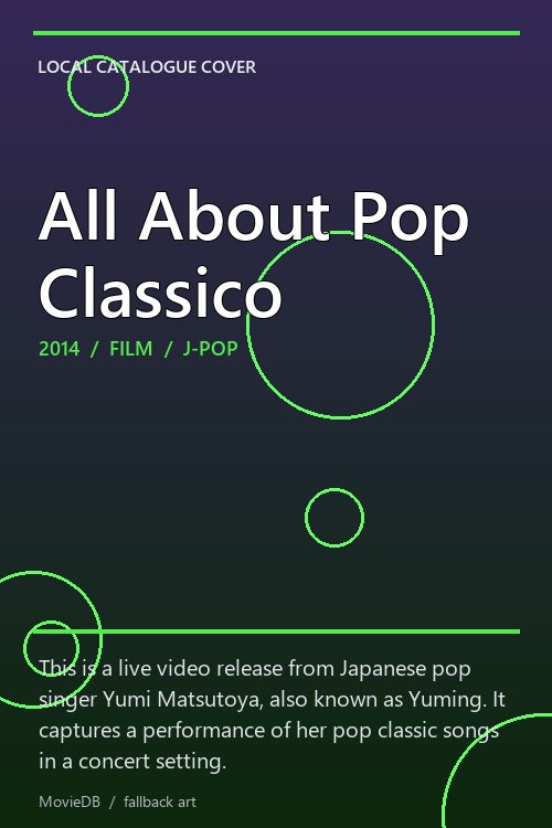 All About Pop Classico poster