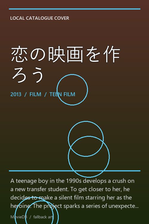 恋の映画を作ろう poster