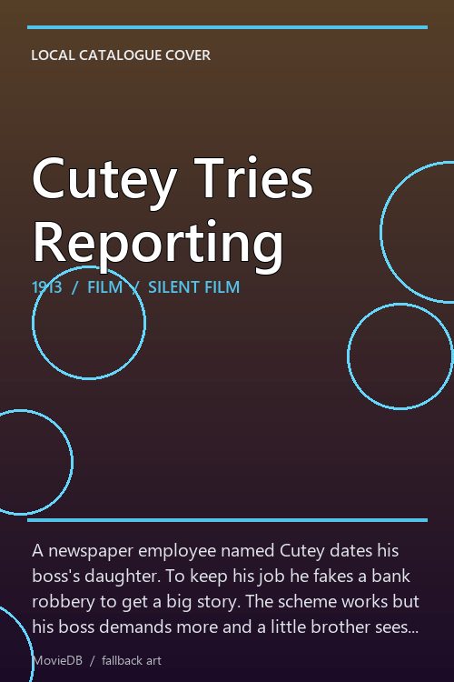 Cutey Tries Reporting poster