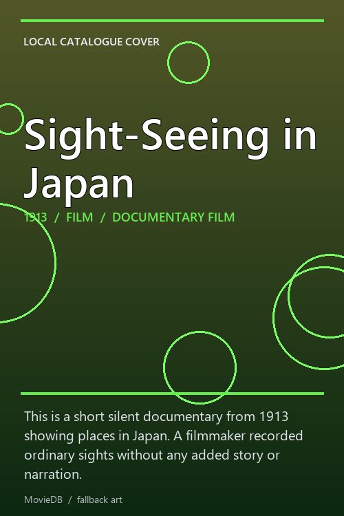 Sight-Seeing in Japan poster