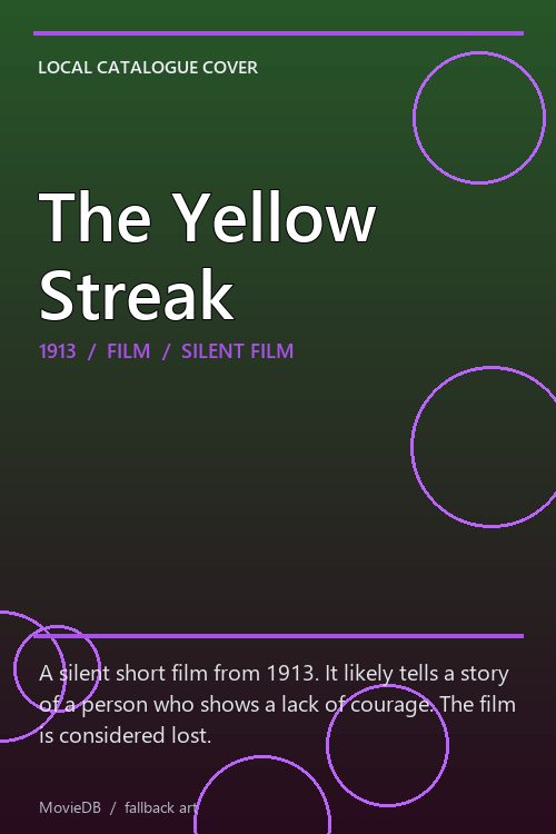The Yellow Streak poster
