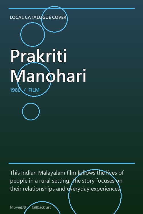 Prakriti Manohari poster
