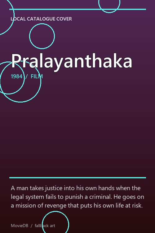 Pralayanthaka poster
