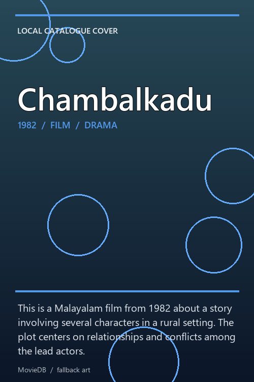 Chambalkadu poster