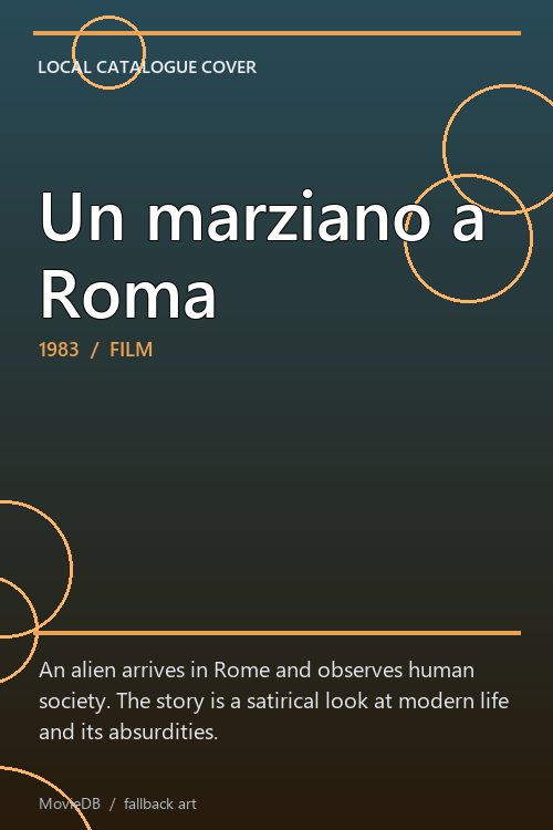 Un marziano a Roma poster