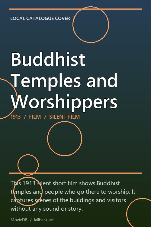 Buddhist Temples and Worshippers poster