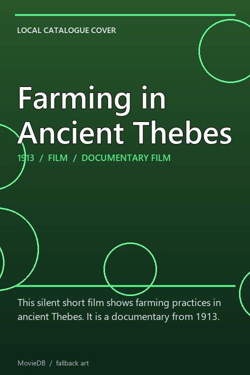 Farming in Ancient Thebes poster