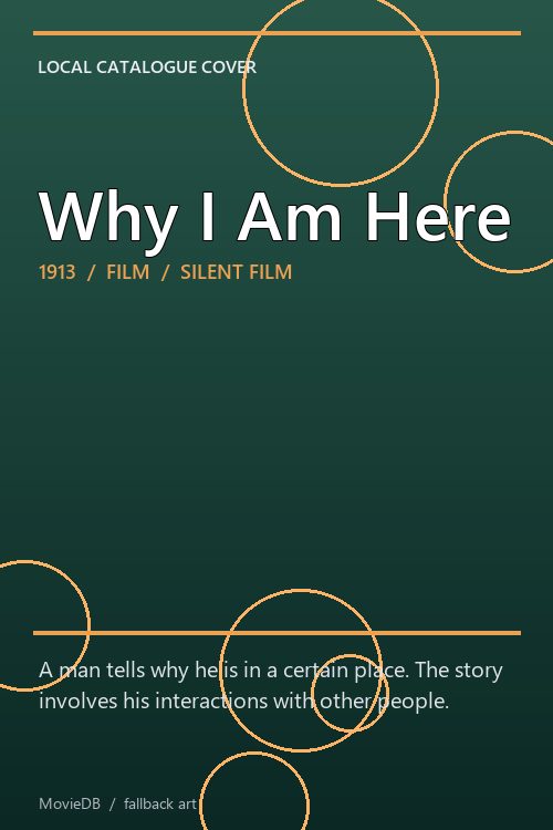 Why I Am Here poster