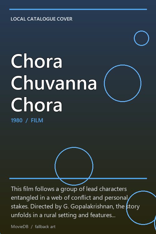 Chora Chuvanna Chora poster