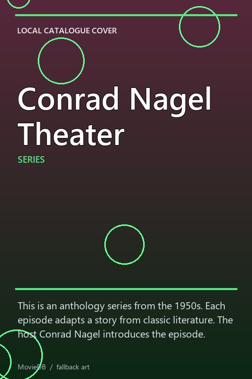 Conrad Nagel Theater poster