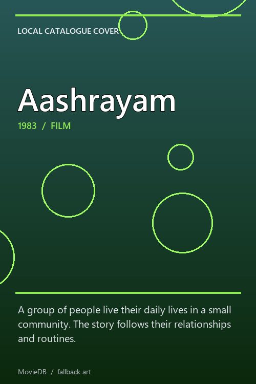 Aashrayam poster