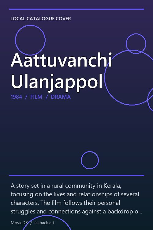 Aattuvanchi Ulanjappol poster