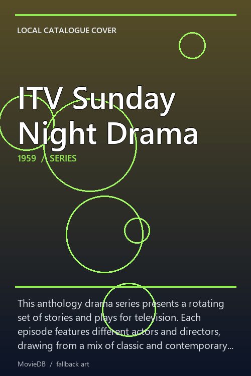 ITV Sunday Night Drama poster