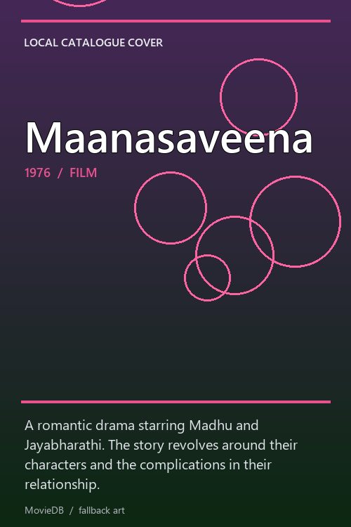 Maanasaveena poster
