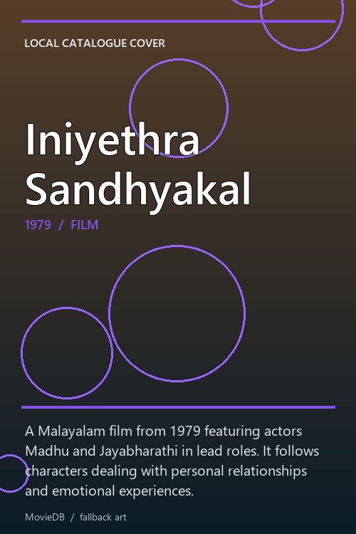 Iniyethra Sandhyakal poster