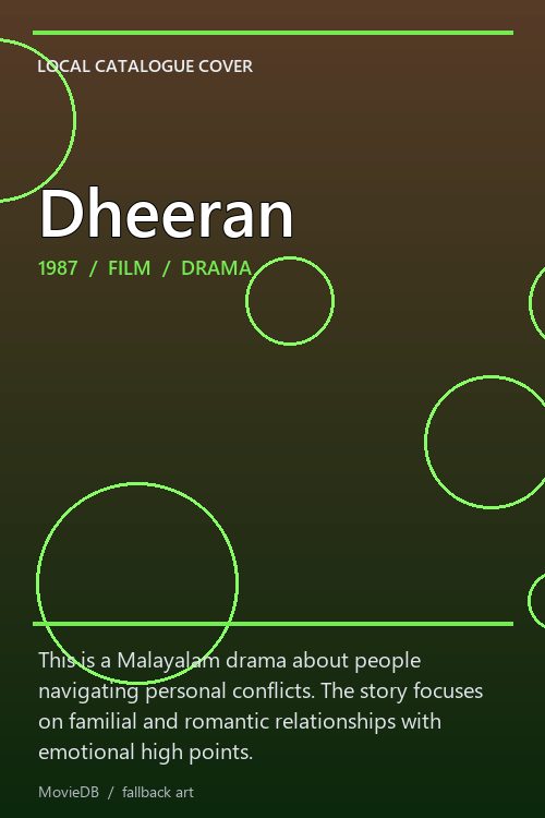 Dheeran poster