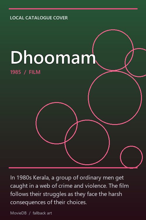 Dhoomam poster