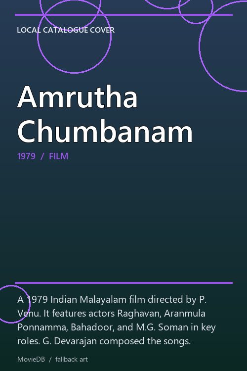 Amrutha Chumbanam poster