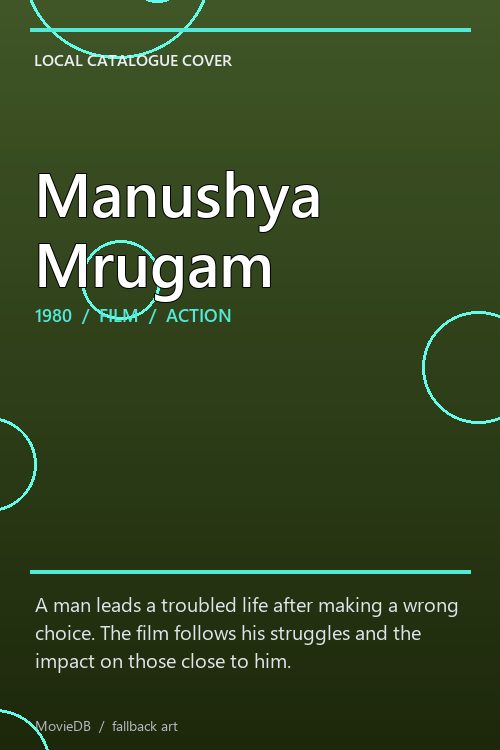 Manushya Mrugam poster