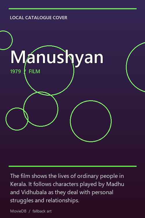 Manushyan poster