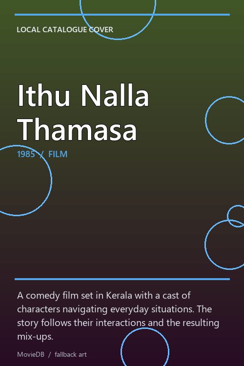 Ithu Nalla Thamasa poster