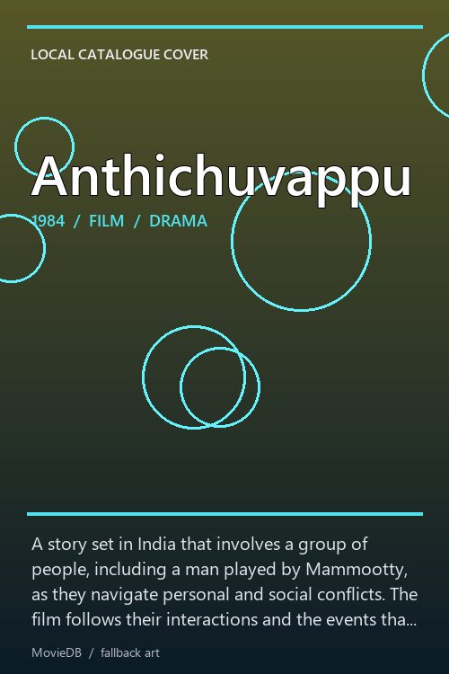 Anthichuvappu poster