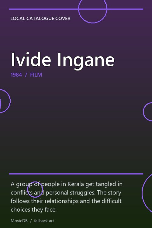 Ivide Ingane poster