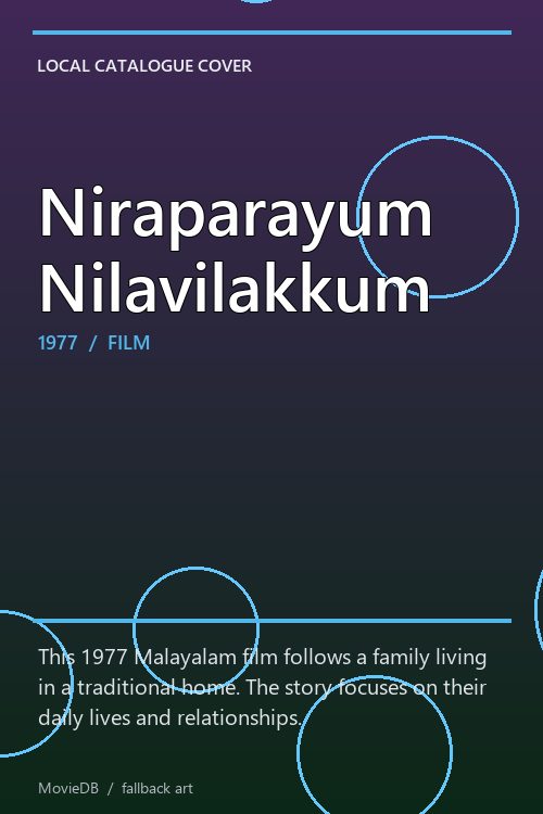Niraparayum Nilavilakkum poster