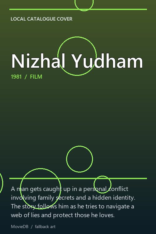 Nizhal Yudham poster
