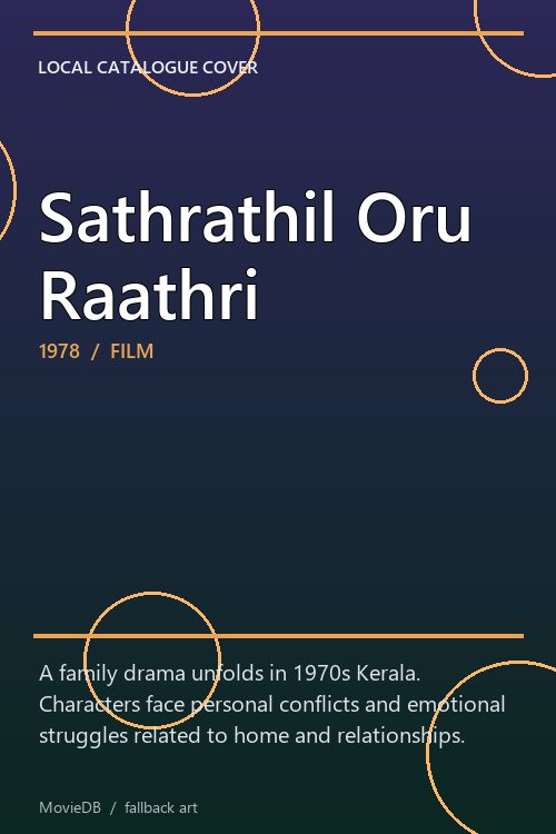 Sathrathil Oru Raathri poster