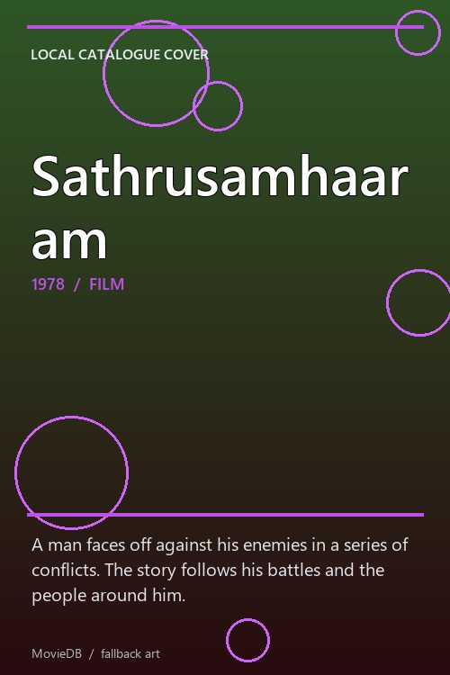 Sathrusamhaaram poster