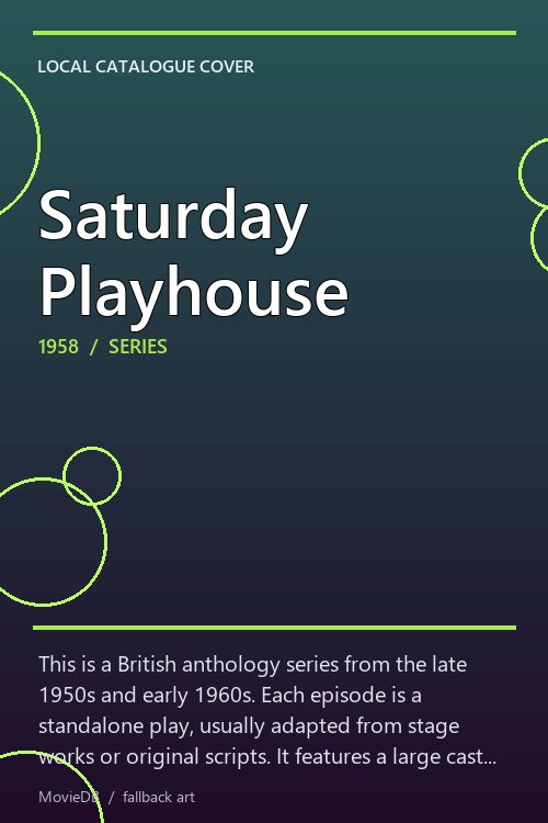 Saturday Playhouse poster