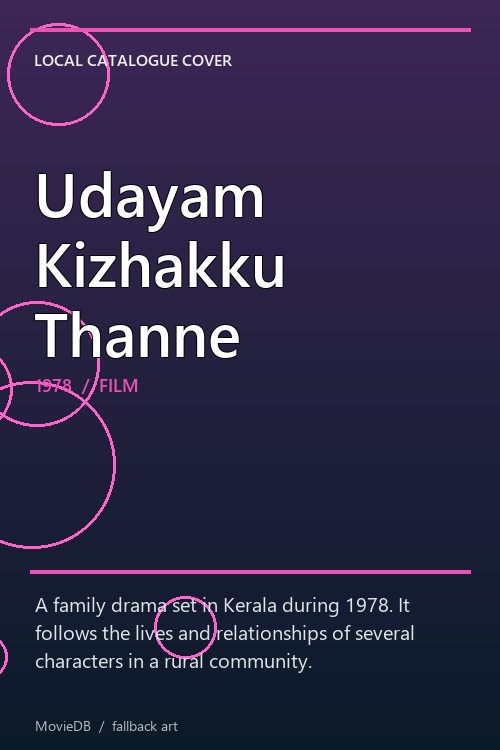Udayam Kizhakku Thanne poster