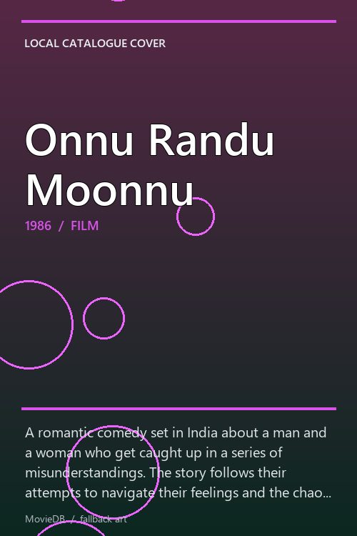 Onnu Randu Moonnu poster