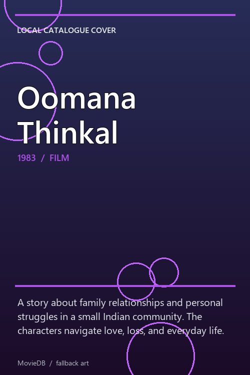 Oomana Thinkal poster