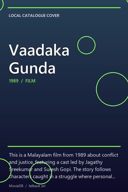 Vaadaka Gunda poster