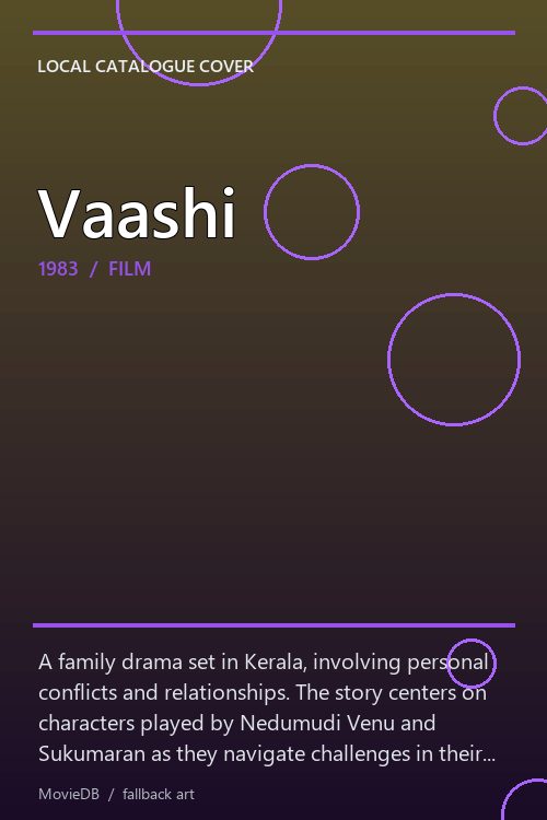 Vaashi poster