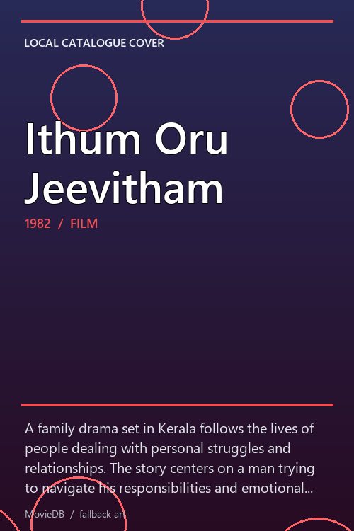 Ithum Oru Jeevitham poster