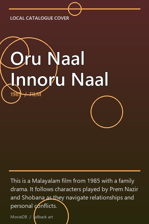 Oru Naal Innoru Naal poster