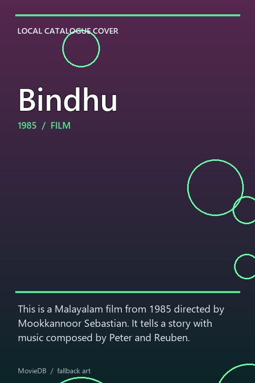 Bindhu poster
