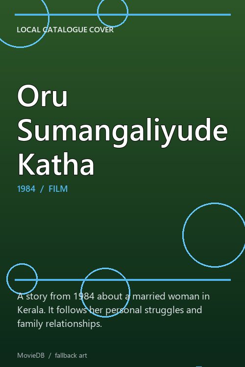 Oru Sumangaliyude Katha poster