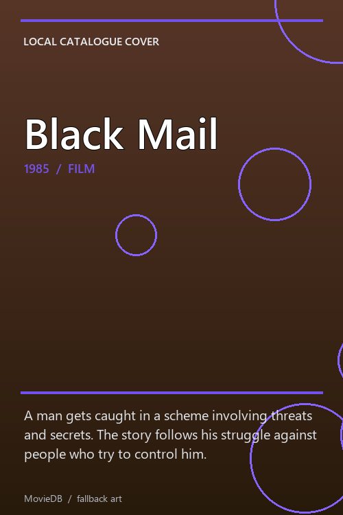 Black Mail poster
