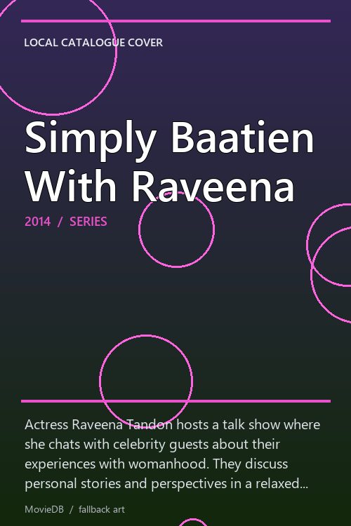 Simply Baatien With Raveena poster