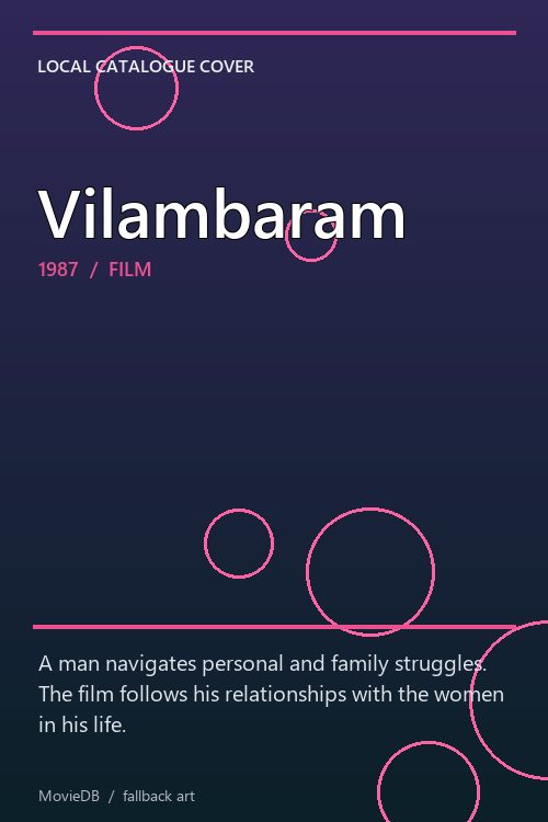 Vilambaram poster