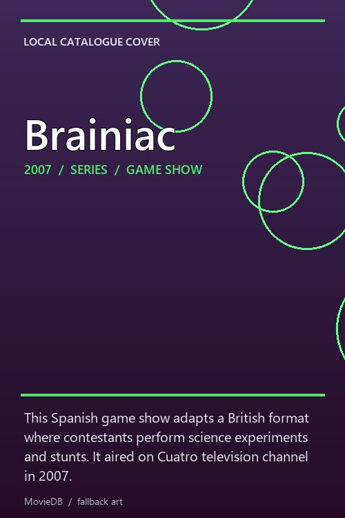 Brainiac poster