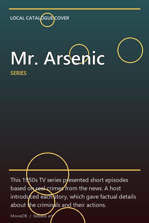 Mr. Arsenic poster