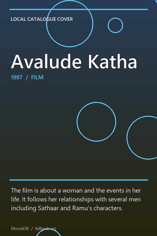 Avalude Katha poster